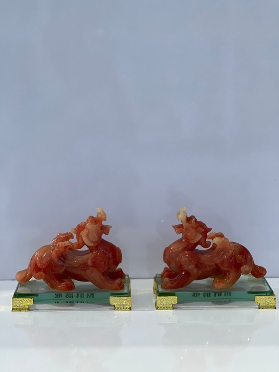 Tỳ hưu đỏ đế kính 026