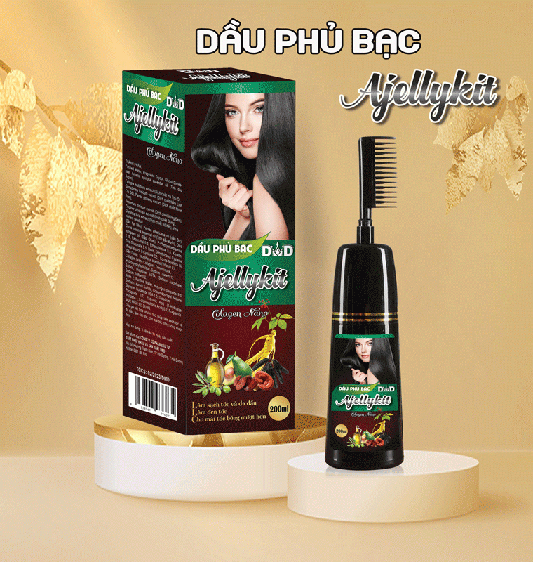 Dầu gội phủ bạc ajellykit (200ml)